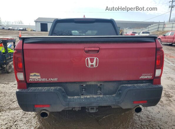 5FPYK3F1XNB011974 2022 HONDA RIDGELINE Red Հետևի տեսք