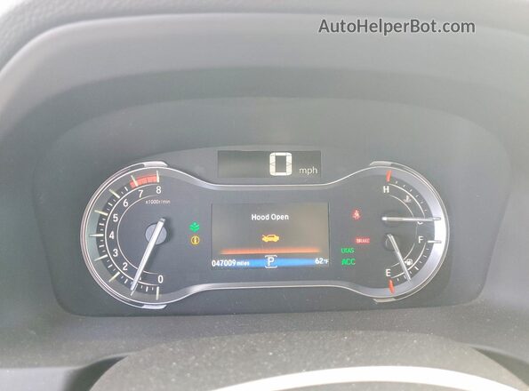5FPYK3F50MB021320 2021 HONDA RIDGELINE Red Вид щитка приладів