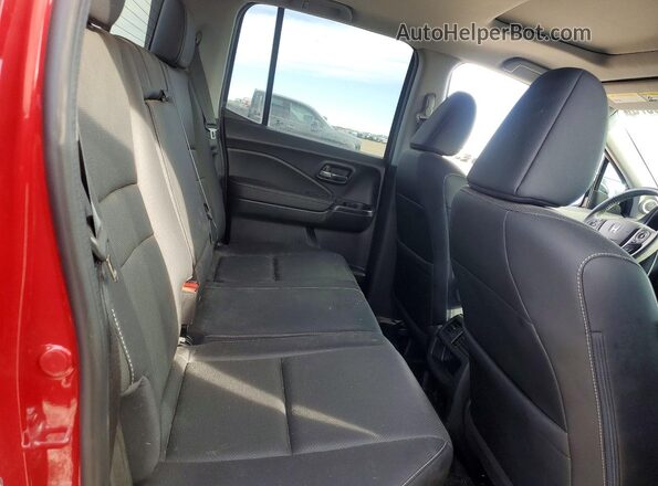 5FPYK3F50MB021320 2021 HONDA RIDGELINE Red Вид задніх сидінь