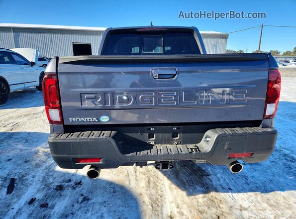 5FPYK3F50RB007635 2024 HONDA RIDGELINE Gray Вид ззаду