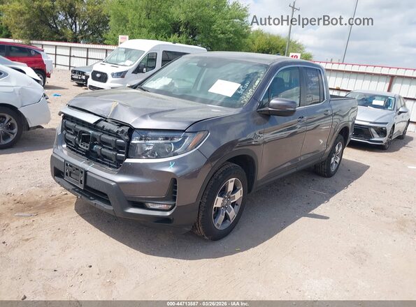 5FPYK3F50SB041418 2025 HONDA RIDGELINE Gray Передня ліва чверть
