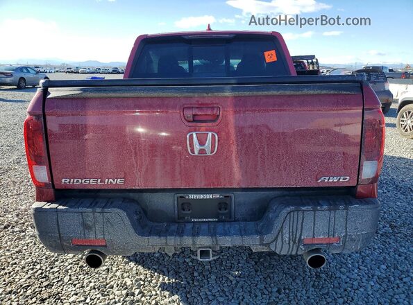5FPYK3F51MB014201 2021 HONDA RIDGELINE Red Հետևի տեսք