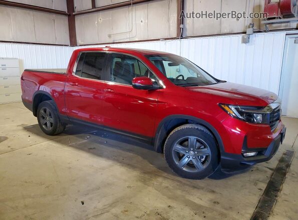5FPYK3F53MB014524 2021 HONDA RIDGELINE Red Передня права чверть
