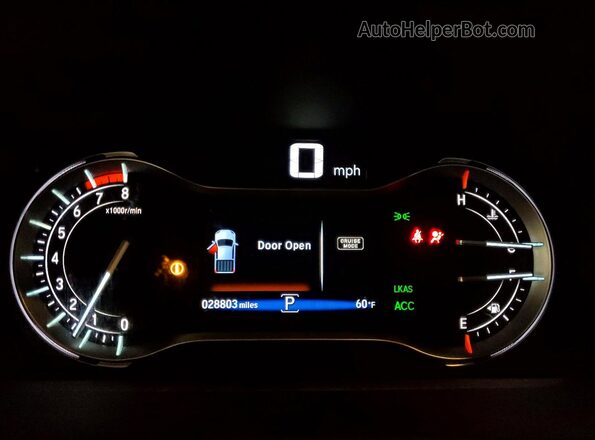5FPYK3F53MB014524 2021 HONDA RIDGELINE Red Вид щитка приладів