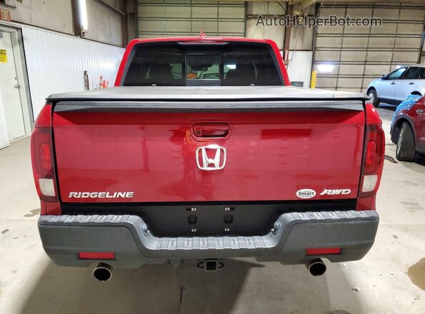 5FPYK3F53MB014524 2021 HONDA RIDGELINE Red Вид ззаду