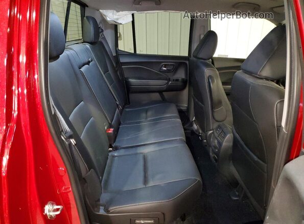 5FPYK3F53MB014524 2021 HONDA RIDGELINE Red Вид задніх сидінь