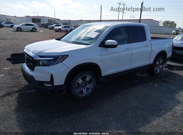 5FPYK3F53RB014806 2024 HONDA RIDGELINE White წინა მარცხენა ხედი სამი მეოთხედიდან