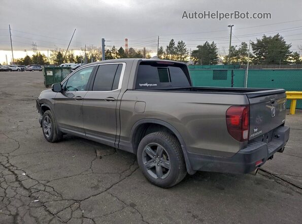 5FPYK3F54NB031057 2022 HONDA RIDGELINE Brown Rear left