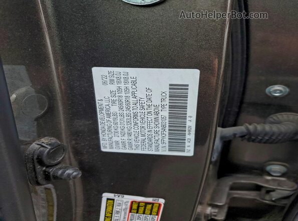 5FPYK3F54NB031057 2022 HONDA RIDGELINE Brown Engine compartment view