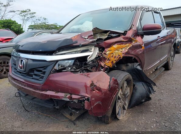 5FPYK3F57HB006013 2017 HONDA RIDGELINE Burgundy Вид спереду