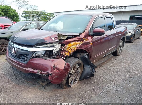 5FPYK3F57HB006013 2017 HONDA RIDGELINE Burgundy Передня ліва чверть