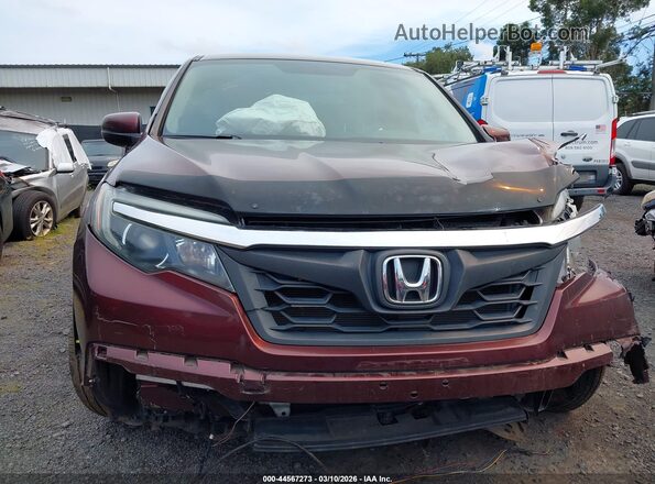 5FPYK3F57HB006013 2017 HONDA RIDGELINE Burgundy Вид щитка приладів