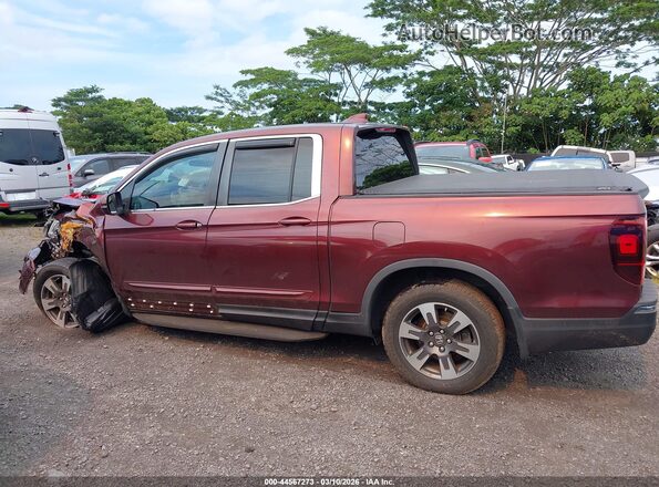 5FPYK3F57HB006013 2017 HONDA RIDGELINE Burgundy Панорамний вид салону 360°