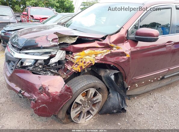 5FPYK3F57HB006013 2017 HONDA RIDGELINE Burgundy 