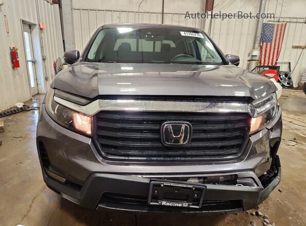 5FPYK3F59MB013152 2021 HONDA RIDGELINE Gray Դիմացի տեսք