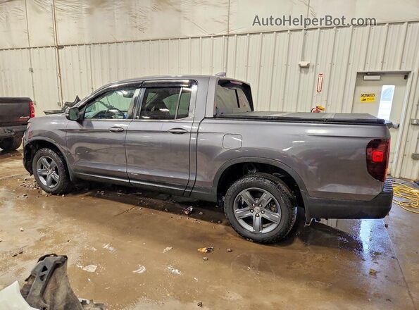 5FPYK3F59MB013152 2021 HONDA RIDGELINE Gray Հետևի ձախ