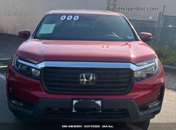 5FPYK3F59PB000227 2023 HONDA RIDGELINE Red Սարքավորումների վահանակի տեսք