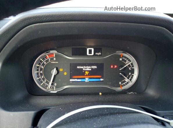 5FPYK3F59PB034961 2023 HONDA RIDGELINE Blue Սարքավորումների վահանակի տեսք