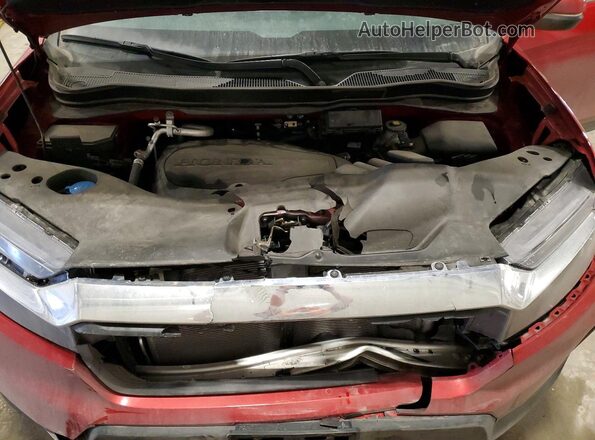 5FPYK3F59PB055339 2023 HONDA RIDGELINE Red Widok wnętrza z tyłu