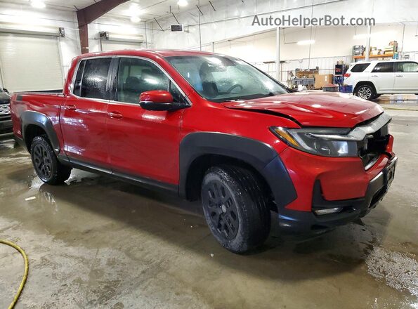 5FPYK3F59PB055339 2023 HONDA RIDGELINE Red Przód prawy