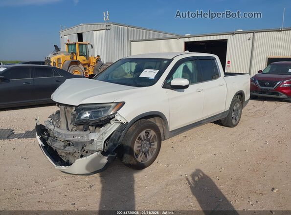 5FPYK3F68JB004558 2018 HONDA RIDGELINE White Vista tres cuartos delantera izquierda