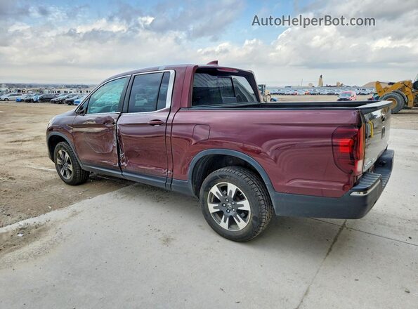 5FPYK3F68KB033608 2019 HONDA RIDGELINE Burgundy Trasero izquierdo