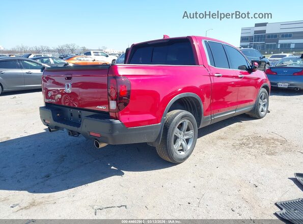 5FPYK3F73PB036786 2023 HONDA RIDGELINE Red Задня права чверть