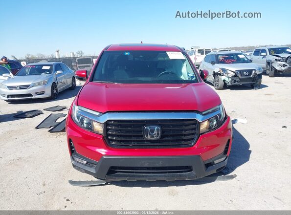 5FPYK3F73PB036786 2023 HONDA RIDGELINE Red Вид щитка приладів