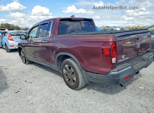 5FPYK3F74KB000050 2019 HONDA RIDGELINE Burgundy Հետևի ձախ