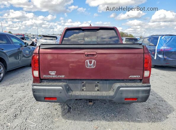 5FPYK3F74KB000050 2019 HONDA RIDGELINE Burgundy Հետևի տեսք