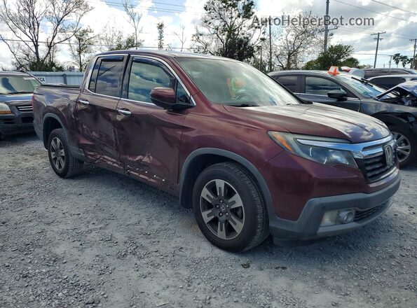 5FPYK3F74KB000050 2019 HONDA RIDGELINE Burgundy Առջևի աջ