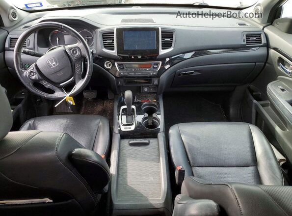 5FPYK3F75HB027492 2017 HONDA RIDGELINE White Vista del salpicadero