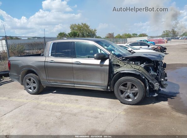 5FPYK3F75NB024510 2022 HONDA RIDGELINE Gray 
