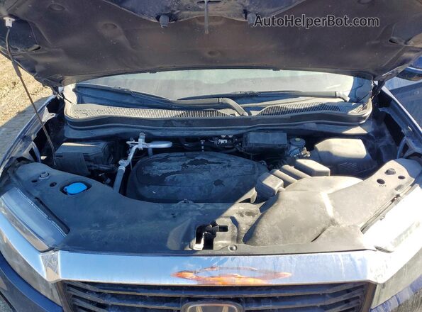 5FPYK3F78NB014991 2022 HONDA RIDGELINE Blue Rear interior view