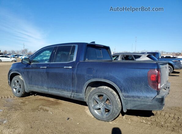 5FPYK3F78NB014991 2022 HONDA RIDGELINE Blue Rear left
