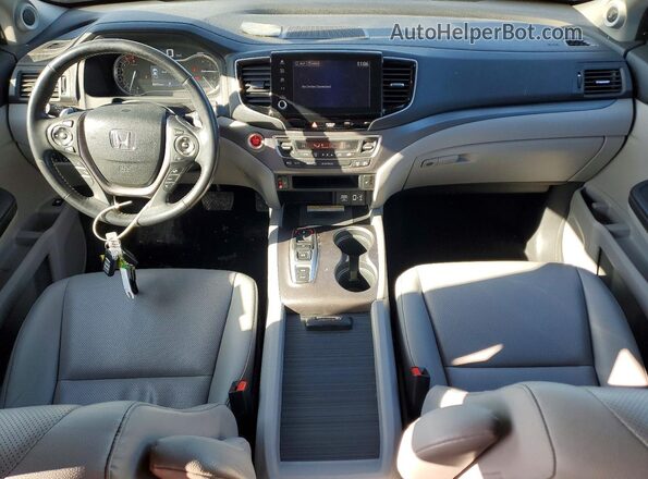 5FPYK3F78NB014991 2022 HONDA RIDGELINE Blue Dashboard view