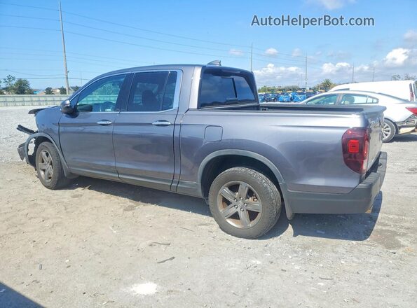 5FPYK3F78NB026252 2022 HONDA RIDGELINE Gray Задня ліва чверть
