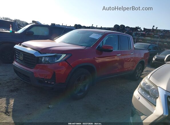 5FPYK3F78PB007591 2023 HONDA RIDGELINE Red Widok wnętrza 360 stopni