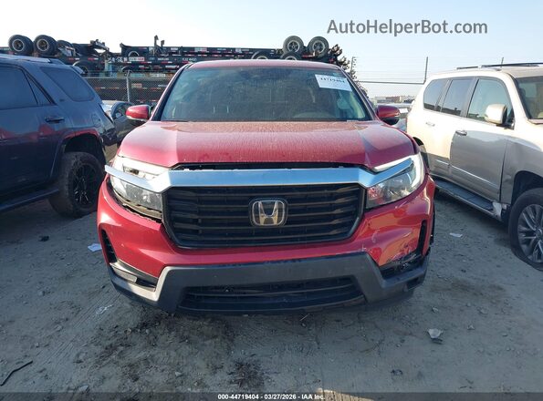 5FPYK3F78PB007591 2023 HONDA RIDGELINE Red Widok zestawu wskaźników