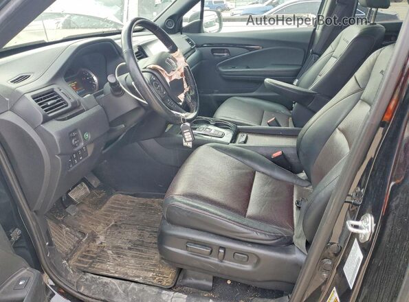 5FPYK3F86NB030390 2022 HONDA RIDGELINE Black Вид салону спереду