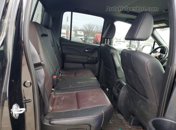 5FPYK3F86NB030390 2022 HONDA RIDGELINE Black Вид задніх сидінь