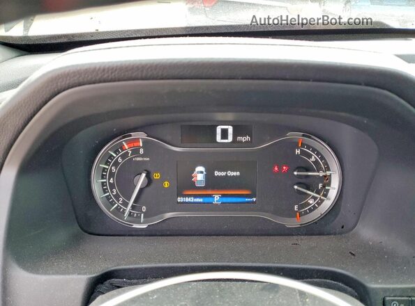 5FPYK3F86NB030390 2022 HONDA RIDGELINE Black Вид щитка приладів