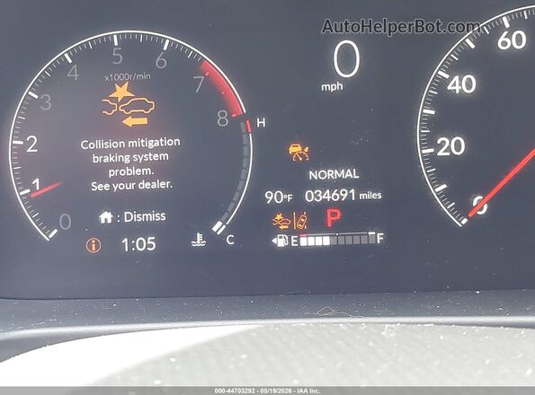 5FPYK3F88SB005910 2025 HONDA RIDGELINE Gray 