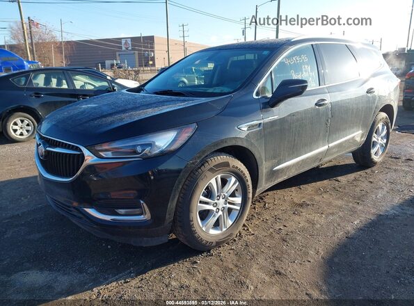 5GAERBKW2MJ259843 2021 BUICK ENCLAVE Black Առջևի ձախ երեք քառորդ տեսարան