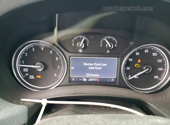 5GAERBKW2PJ264786 2023 BUICK ENCLAVE Gray Widok zestawu wskaźników