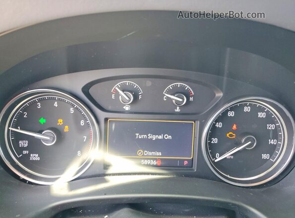 5GAERBKW6MJ174133 2021 BUICK ENCLAVE Black Widok zestawu wskaźników