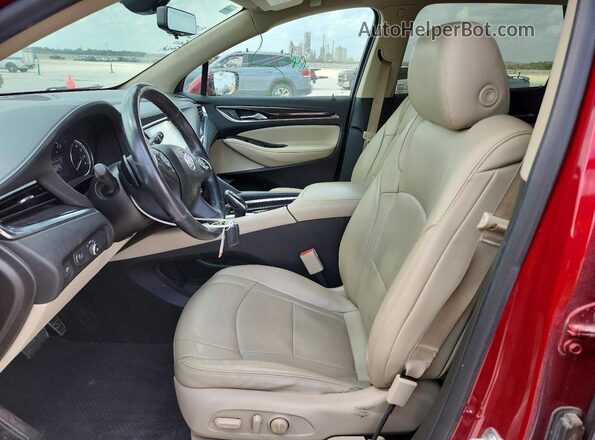 5GAERBKW8MJ176210 2021 BUICK ENCLAVE Красный Вид салона спереди
