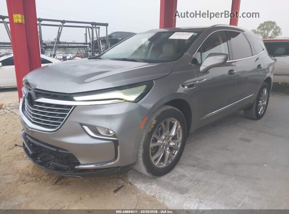 5GAERCKW0PJ191908 2023 BUICK ENCLAVE Gray წინა მარცხენა ხედი სამი მეოთხედიდან