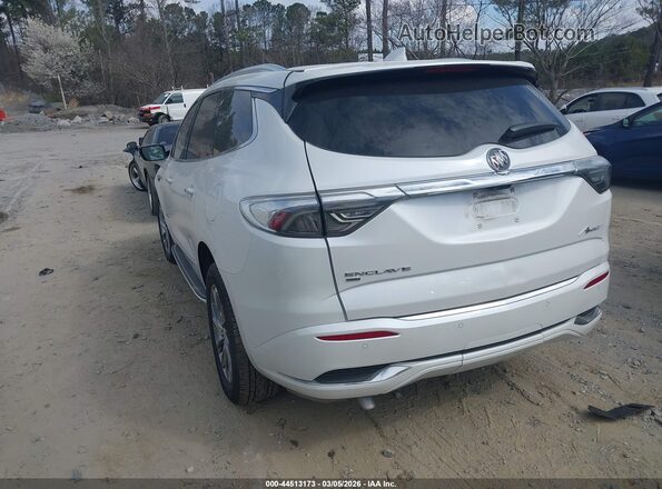 5GAEVCKW2NJ110707 2022 BUICK ENCLAVE Белый Задняя левая четверть