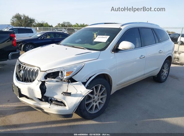 5GAKRAKD3HJ219076 2017 BUICK ENCLAVE White Vista tres cuartos delantera izquierda